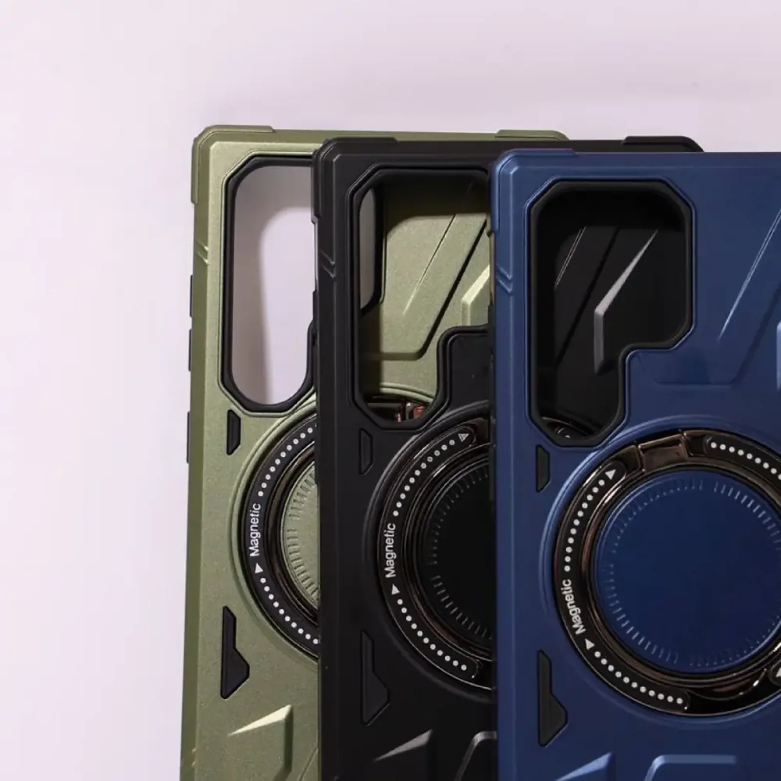 Чехол WAVE Iron Grip with Magnetic Ring Samsung Galaxy S25 Dark Green