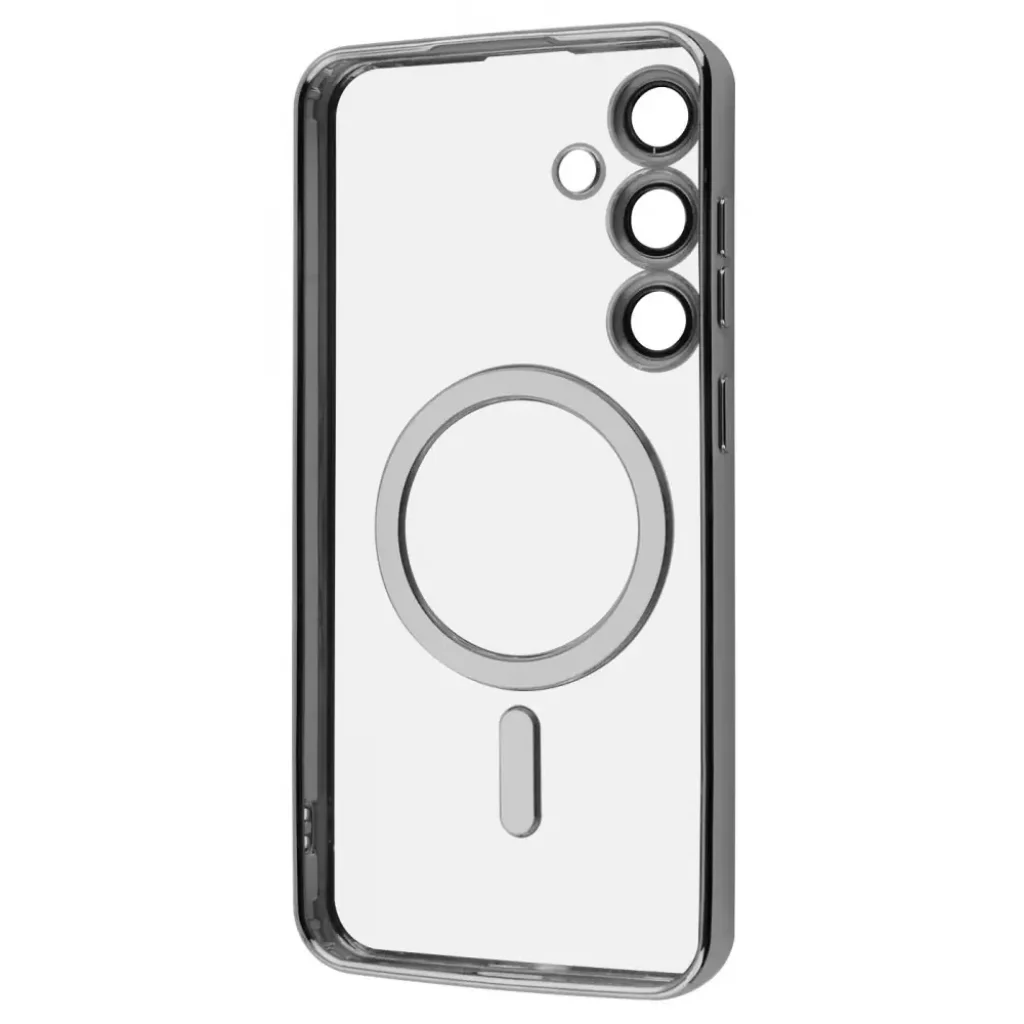 Чехол WAVE Metal Color Case with Magnetic Ring Samsung Galaxy S25 Silver