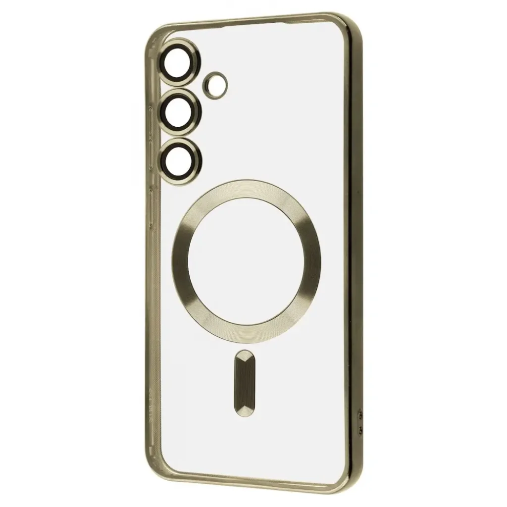 Чехол WAVE Metal Color Case with Magnetic Ring Samsung Galaxy S25 Gold
