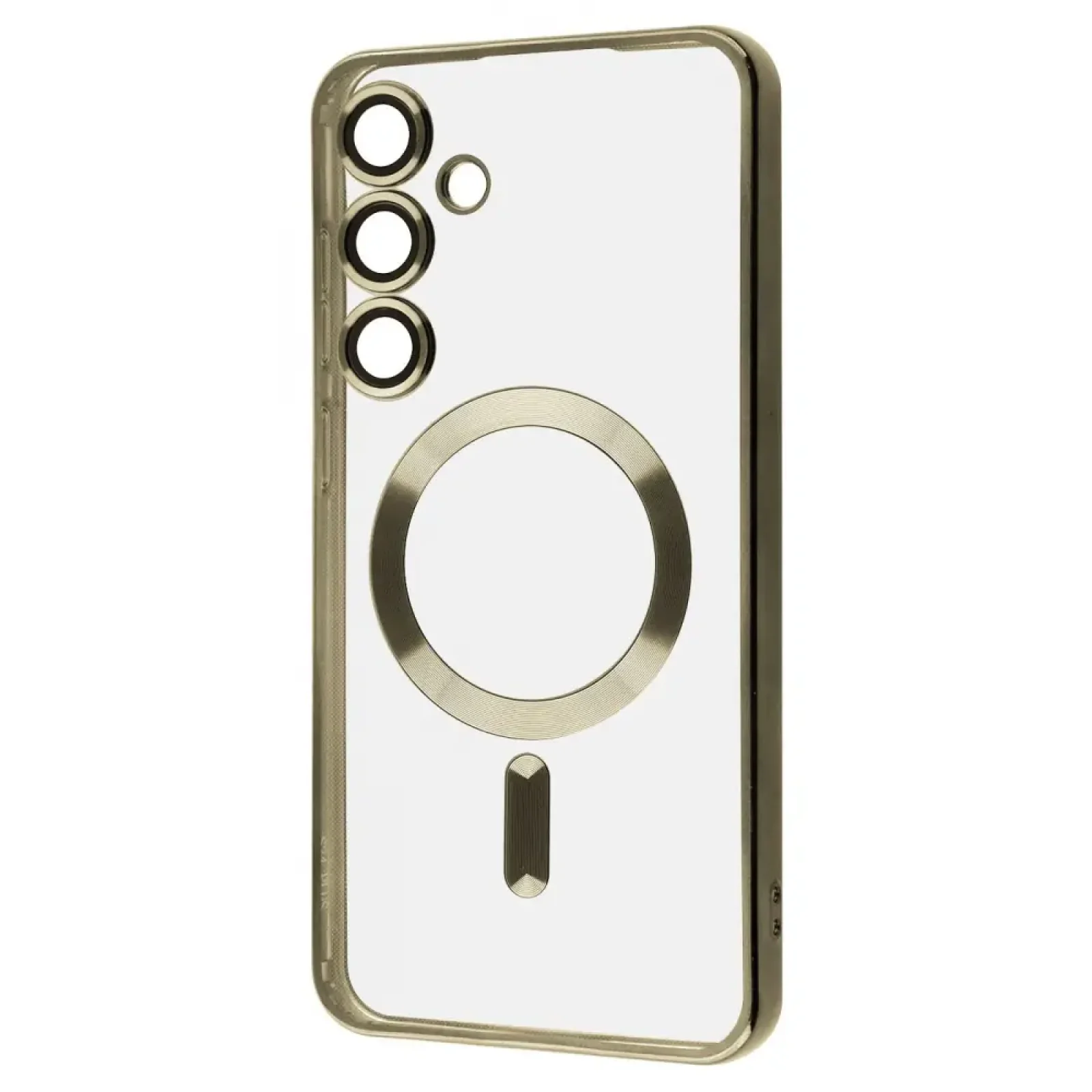 Чехол WAVE Metal Color Case with Magnetic Ring Samsung Galaxy S25 Gold