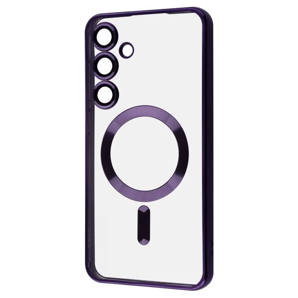 Чехол WAVE Metal Color Case with Magnetic Ring Samsung Galaxy S25 Deep Purple