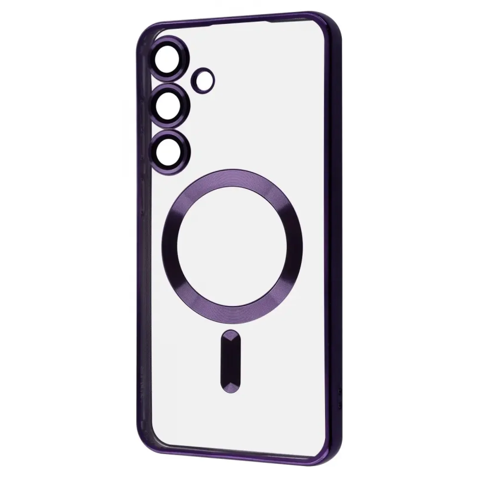 Чохол WAVE Metal Color Case with Magnetic Ring Samsung Galaxy S25 Deep Purple