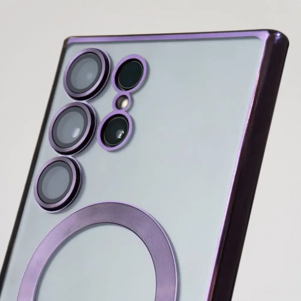 Чехол WAVE Metal Color Case with Magnetic Ring Samsung Galaxy S25 Deep Purple