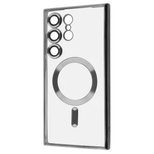 Цвет: Серебристый - Чехол WAVE Metal Color Case with Magnetic Ring Samsung Galaxy S25 Ultra Silver