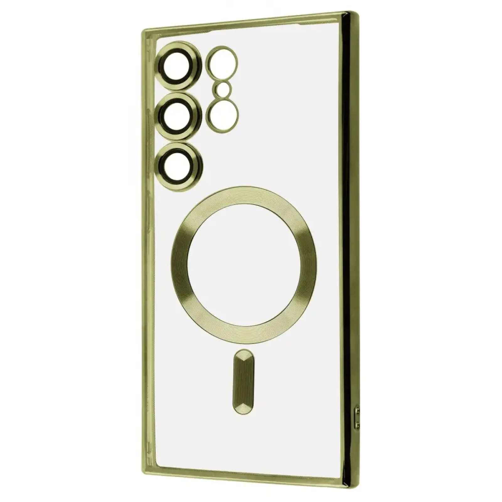 Чохол WAVE Metal Color Case with Magnetic Ring Samsung Galaxy S25 Ultra Gold