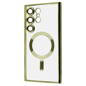 Цвет: Золотой - Чехол WAVE Metal Color Case with Magnetic Ring Samsung Galaxy S25 Ultra Gold