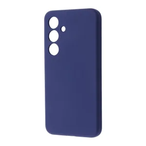 Цвет: Синий - Чехол WAVE Full Silicone Cover Samsung Galaxy S25 Plus Midnight Blue