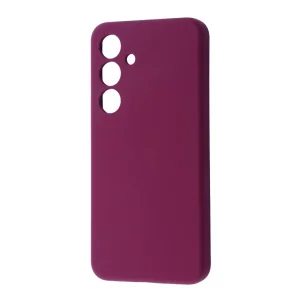 Цвет: Бордовый - Чехол WAVE Full Silicone Cover Samsung Galaxy S25 Plus Plum