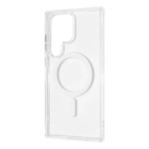 Чехол WAVE Clear Case (PC+TPU) with Magnetic Ring Samsung Galaxy S25 Ultra Clear