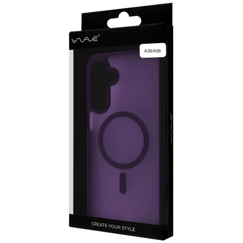 Чехол WAVE Matte Color Case with Magnetic Ring Samsung Galaxy A36, Samsung Galaxy A56 Midnight Blue