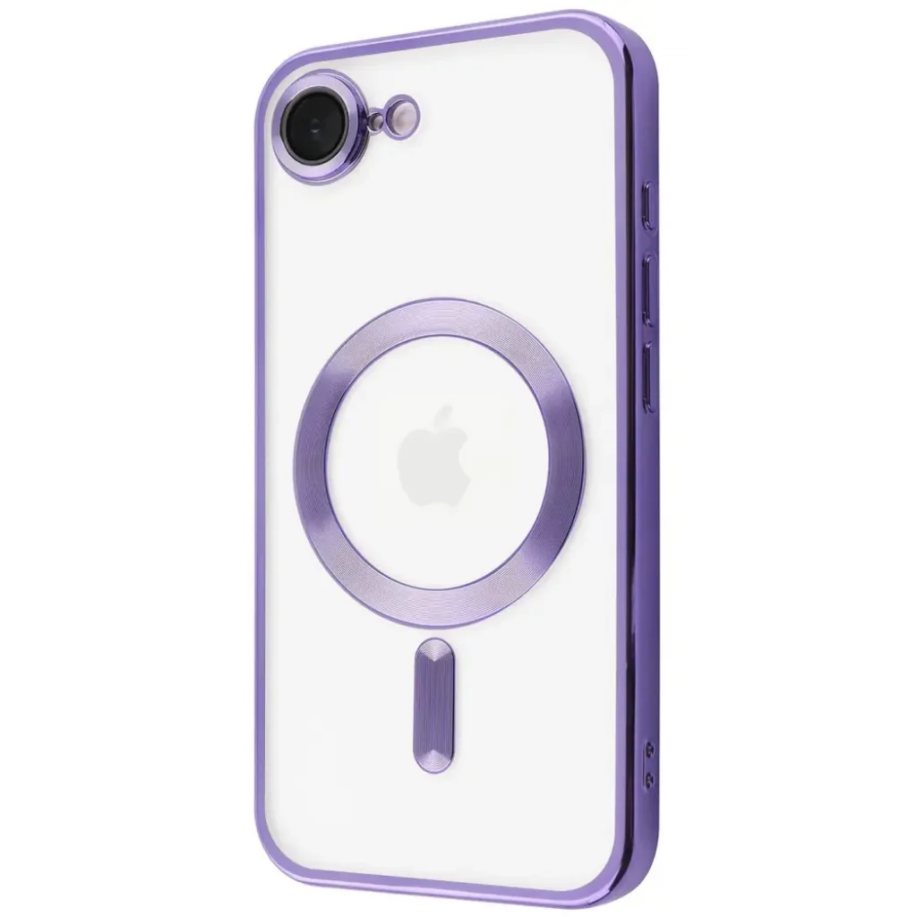 Чохол Metal Matte Case with Magnetic Ring iPhone 16e Light Purple