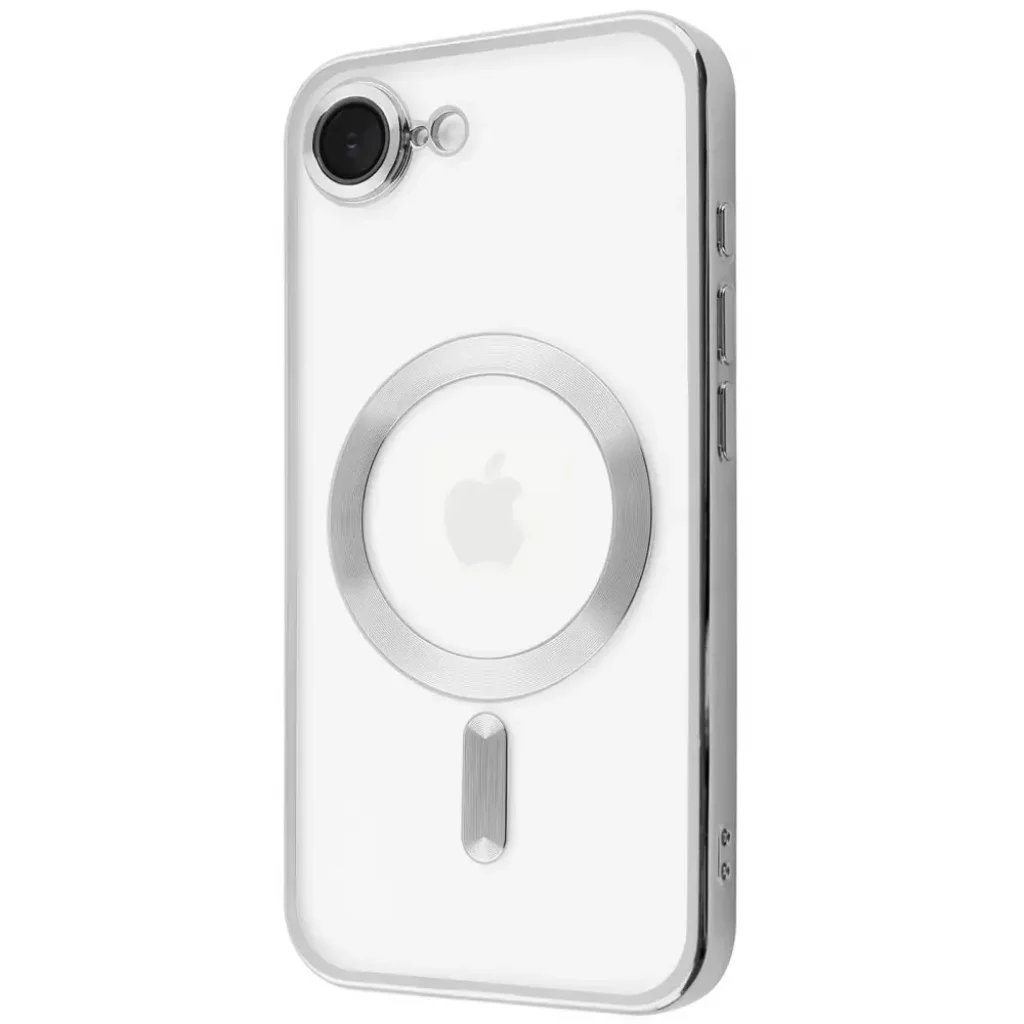 Чохол Metal Matte Case with Magnetic Ring iPhone 16e Silver