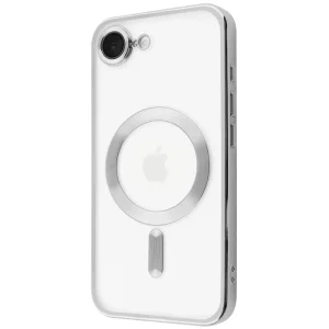 Чохол Metal Matte Case with Magnetic Ring iPhone 16e Silver