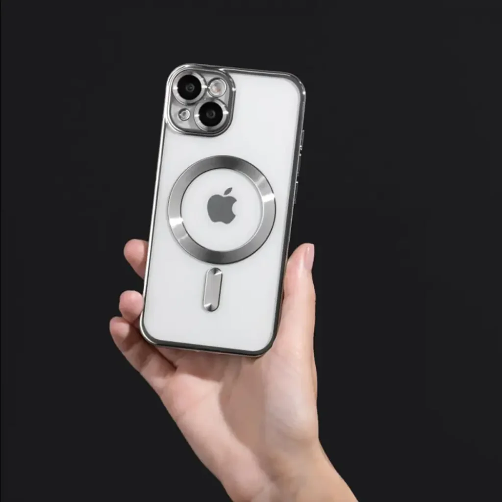 Чохол Metal Matte Case with Magnetic Ring iPhone 16e Silver