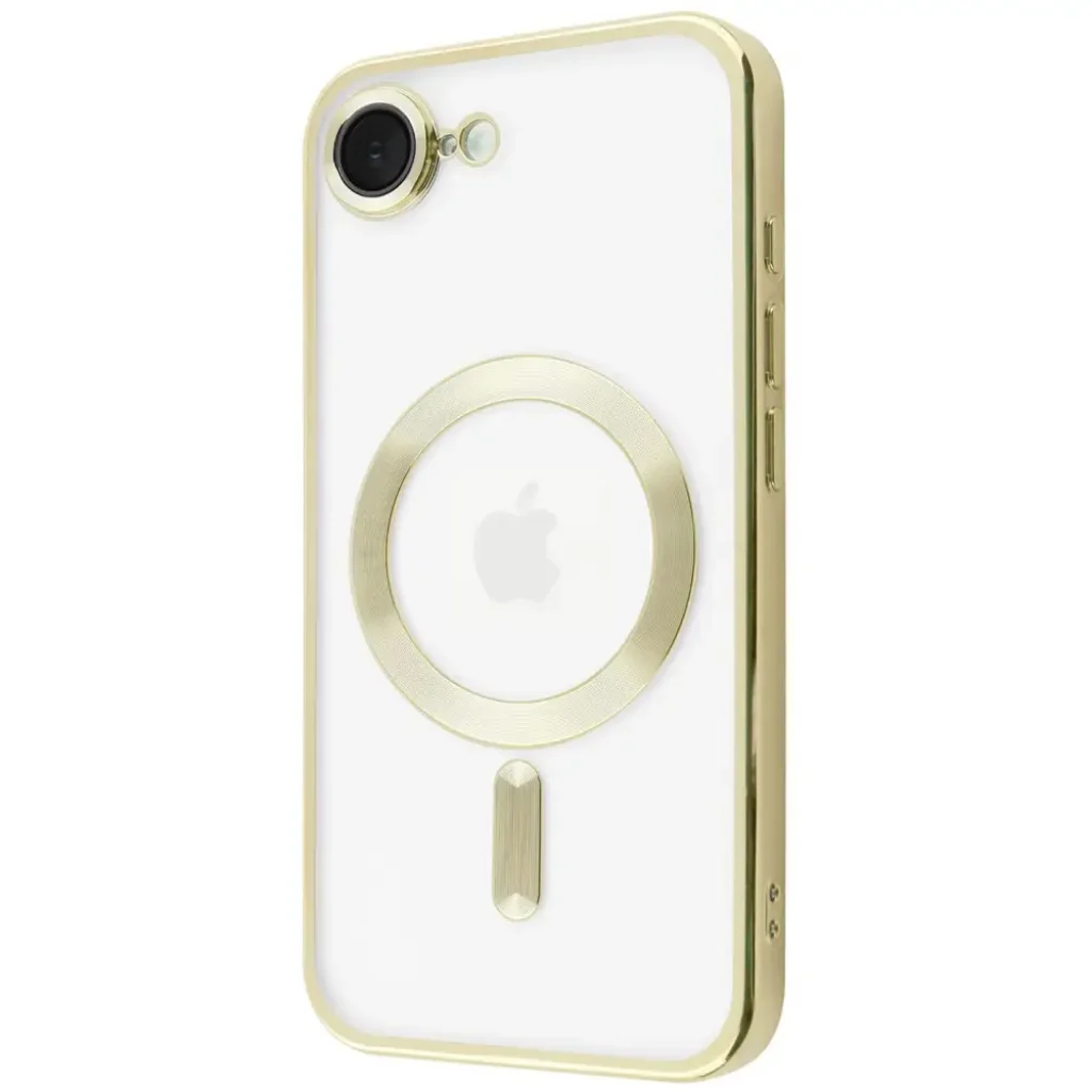Чохол Metal Matte Case with Magnetic Ring iPhone 16e Gold