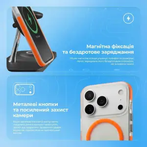 Чохол Proove Astro Case with Magnetic Ring iPhone 16e, iPhone 17e Gray