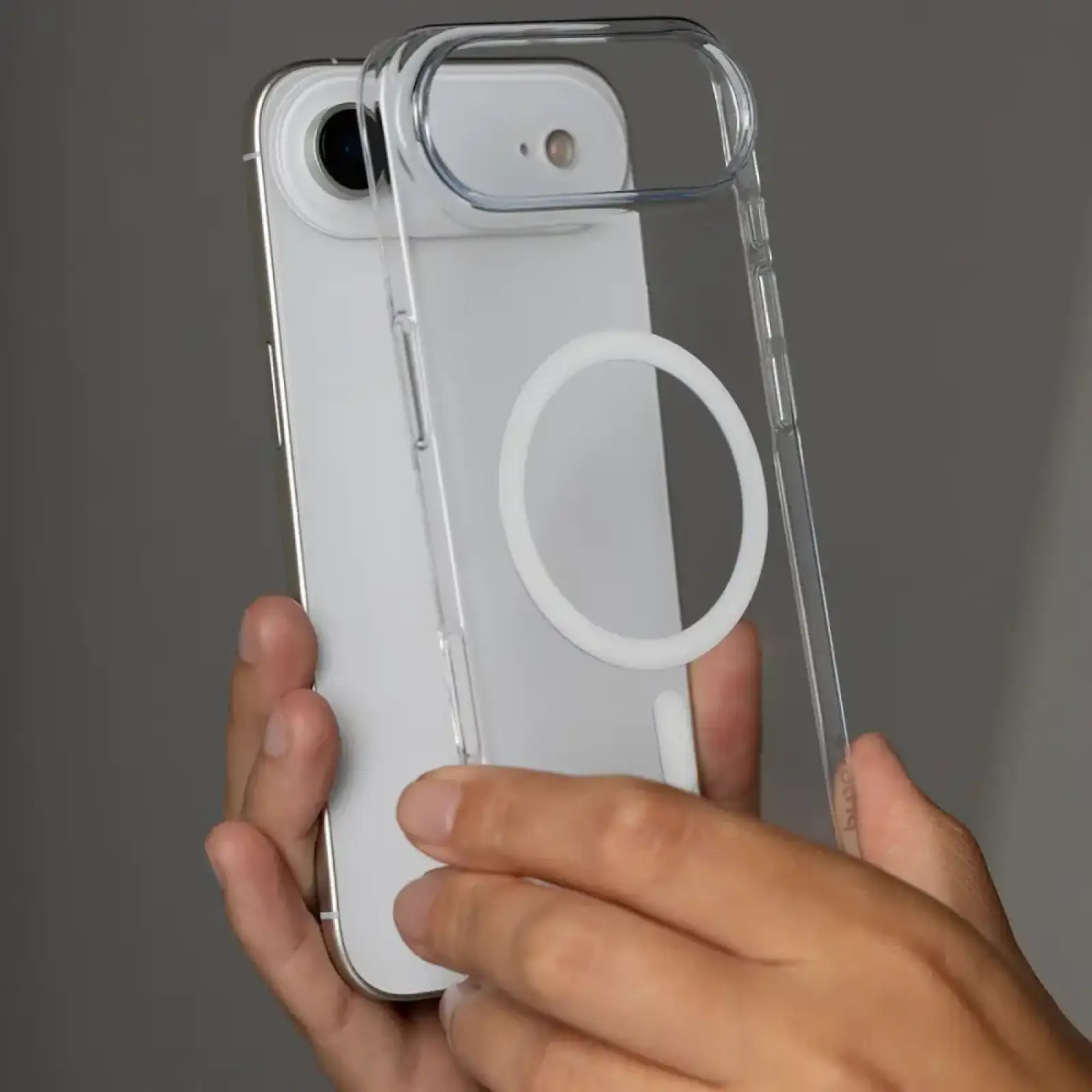 Чехол Proove Crystal Case with Magnetic Ring iPhone 17 Transparent
