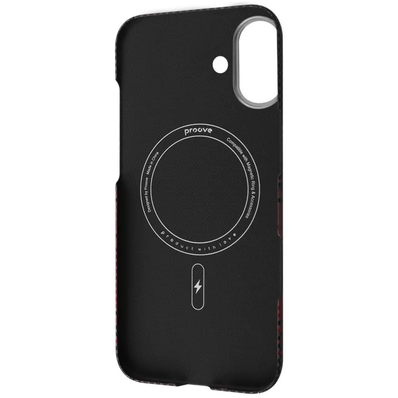 Чохол Proove Carbon Slim with Magnetic Ring iPhone 17 Glowrise