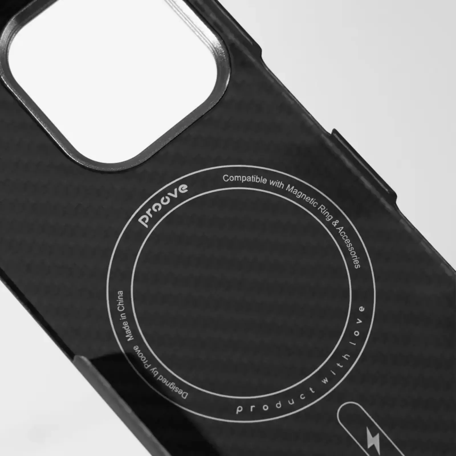 Чехол Proove Carbon Slim with Magnetic Ring iPhone Air Black