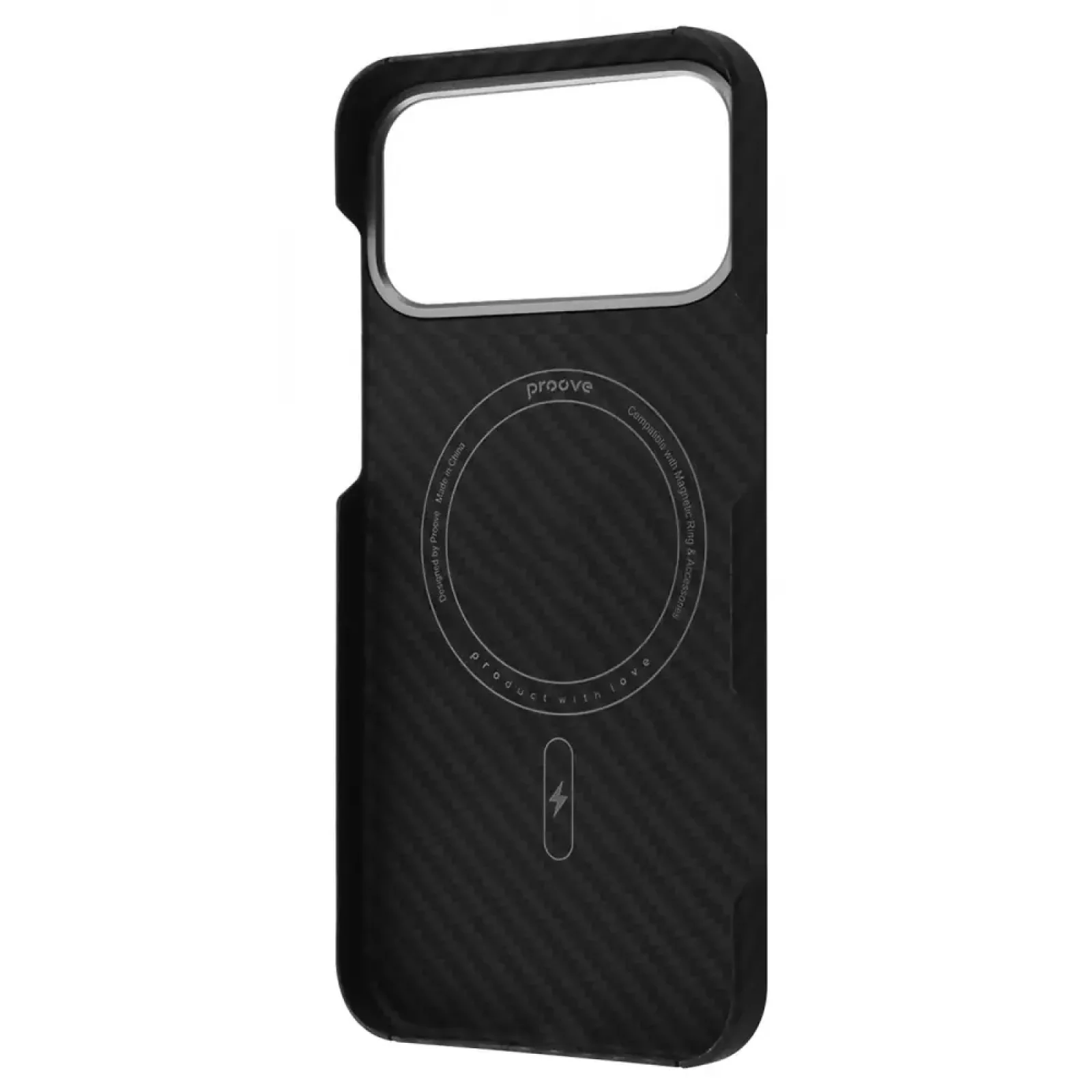 Чехол Proove Carbon Slim with Magnetic Ring iPhone 17 Pro Max Black