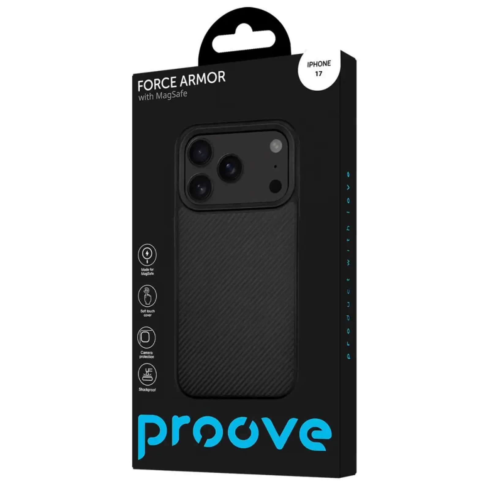 Чехол Proove Force Armor Case with Magnetic Ring iPhone 17 Black