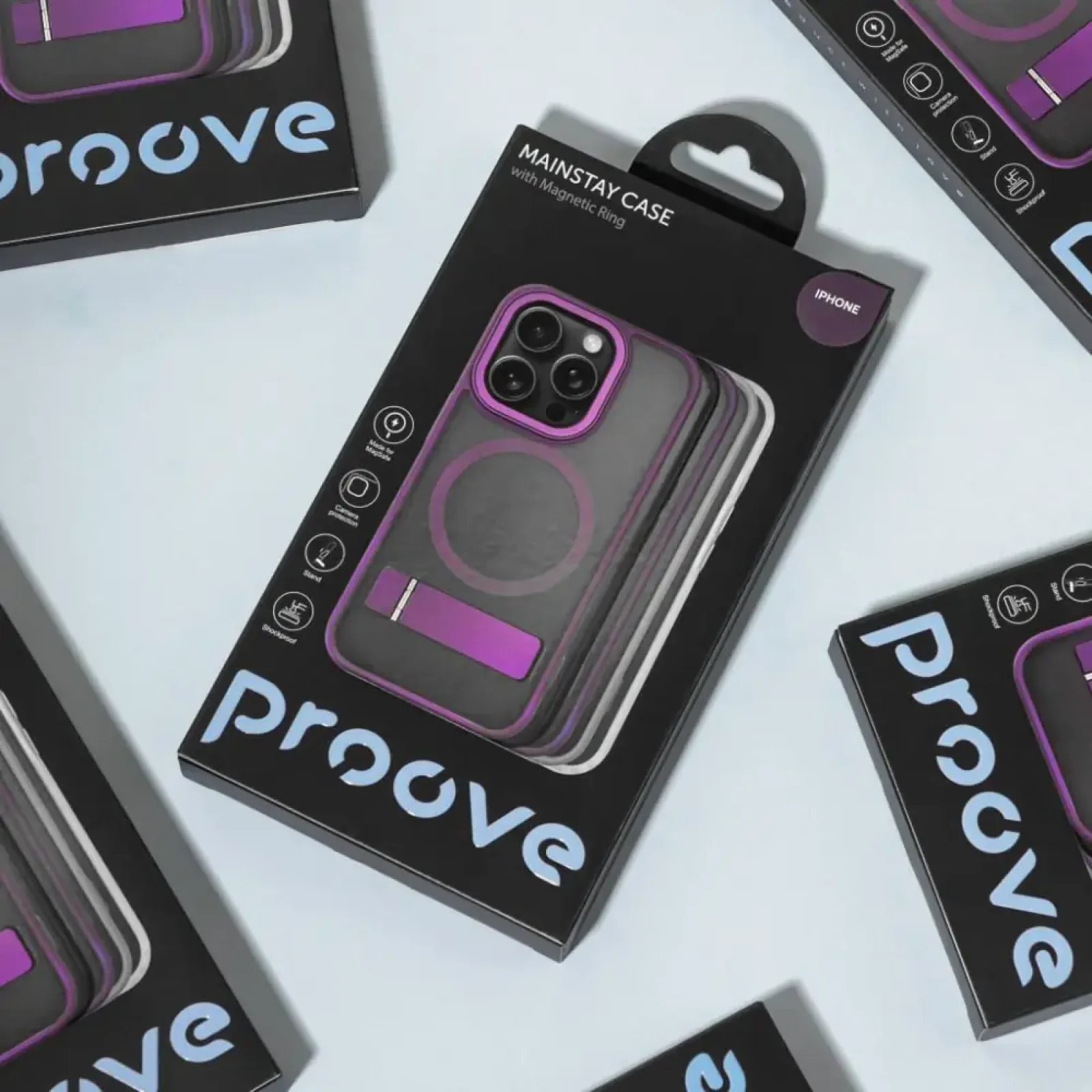 Чохол Proove Mainstay Case with Magnetic Ring iPhone 17 Pro Max Gray