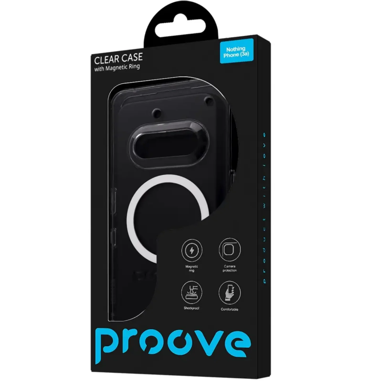 Чохол Proove Clear Case with Magnetic Ring Nothing Phone (3a) Transparent