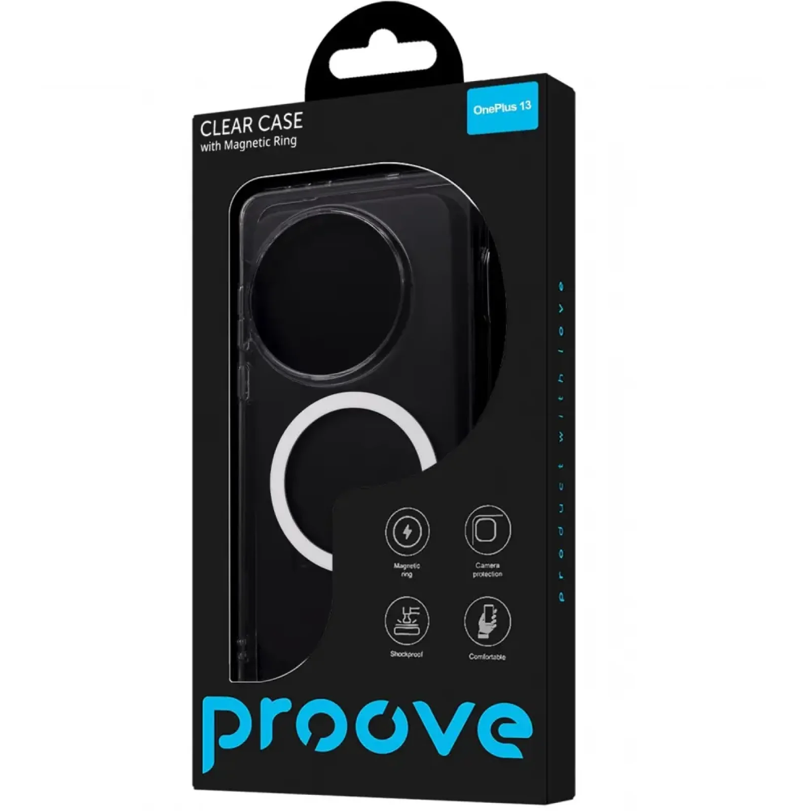 Чехол Proove Clear Case with Magnetic Ring OnePlus 13 Transparent