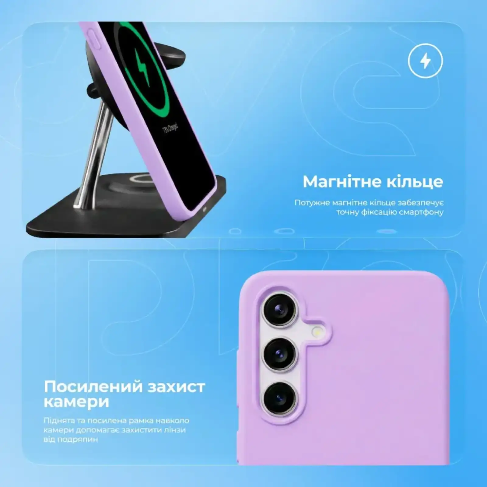 Чехол Proove Silicone Case with Magnetic Ring Samsung Galaxy Fold 7 Black