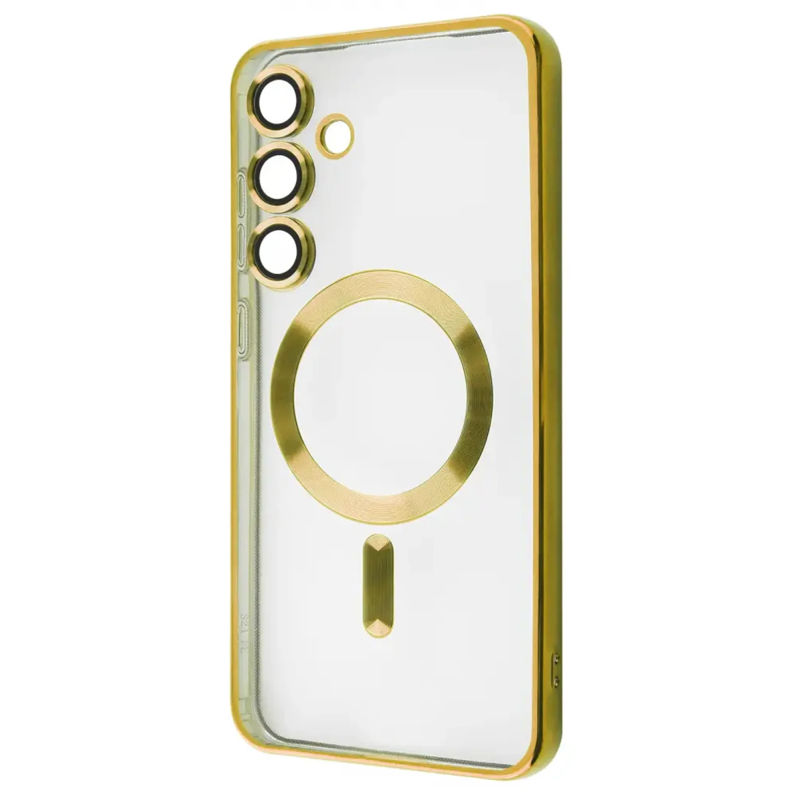 Чохол WAVE Metal Color Case with Magnetic Ring Samsung Galaxy S25 FE Gold