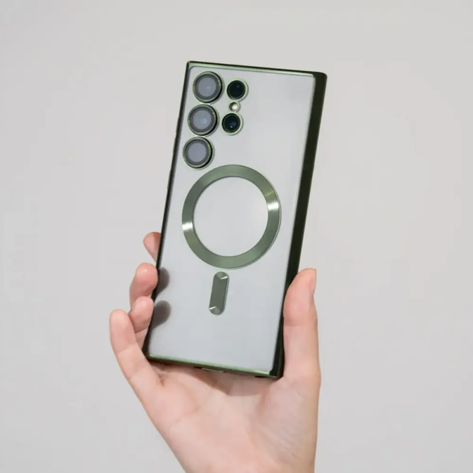 Чехол WAVE Metal Color Case with Magnetic Ring Samsung Galaxy S25 FE Gold