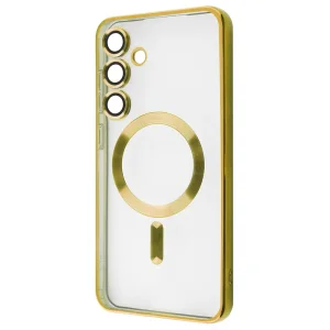 Чохол WAVE Metal Color Case with Magnetic Ring Samsung Galaxy S25 FE Gold