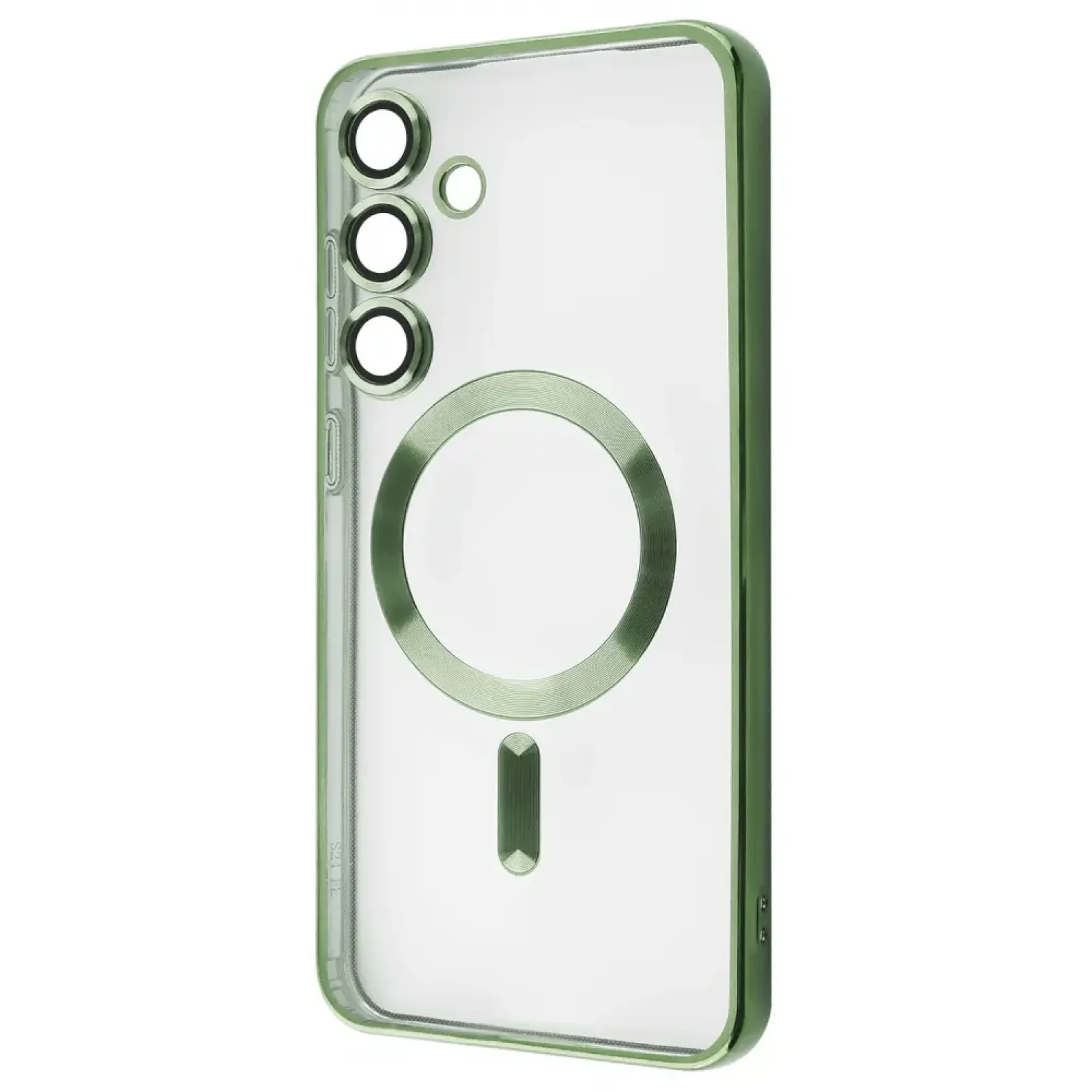 Чохол WAVE Metal Color Case with Magnetic Ring Samsung Galaxy S25 FE Dark Green