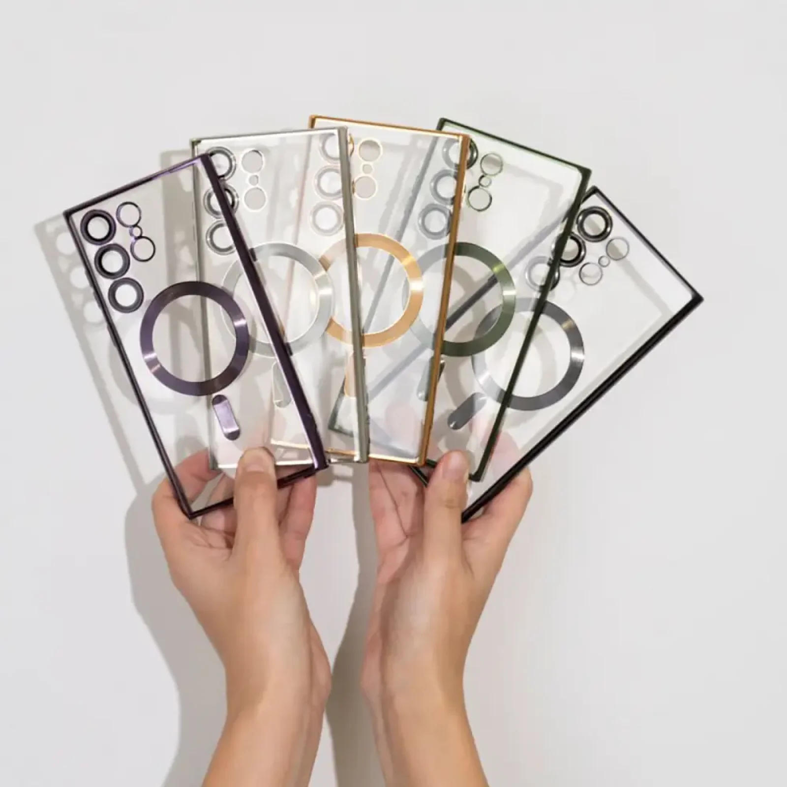 Чехол WAVE Metal Color Case with Magnetic Ring Samsung Galaxy S25 FE Deep Purple