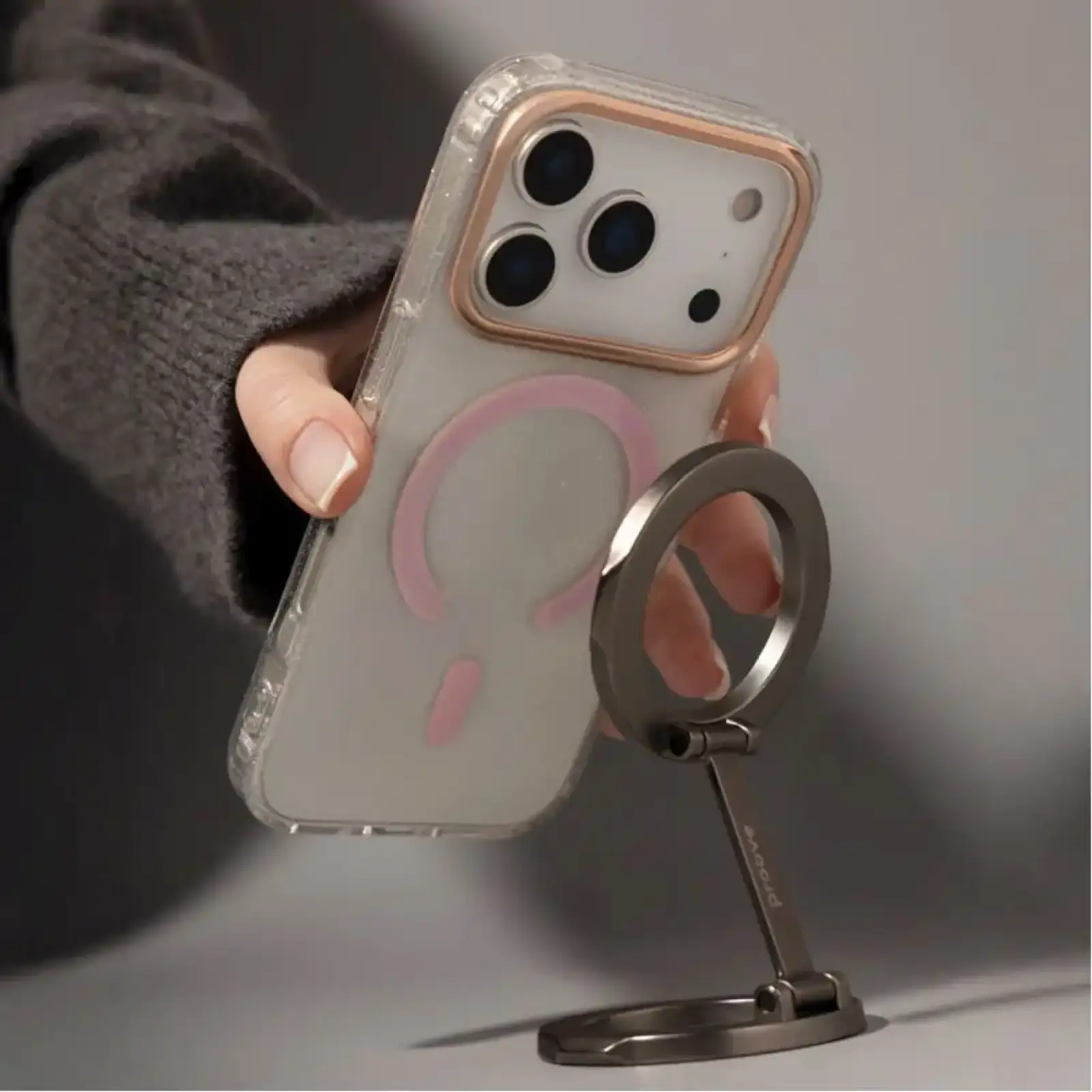 Чехол Proove Cuprum Case with Magnetic Ring iPhone 17 Pro, iPhone 18 Pro White