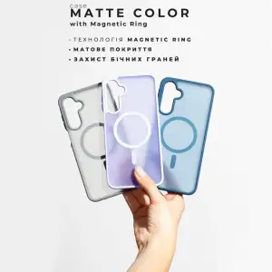 Чехол WAVE Matte Color Case with Magnetic Ring Samsung Galaxy A57 Pink