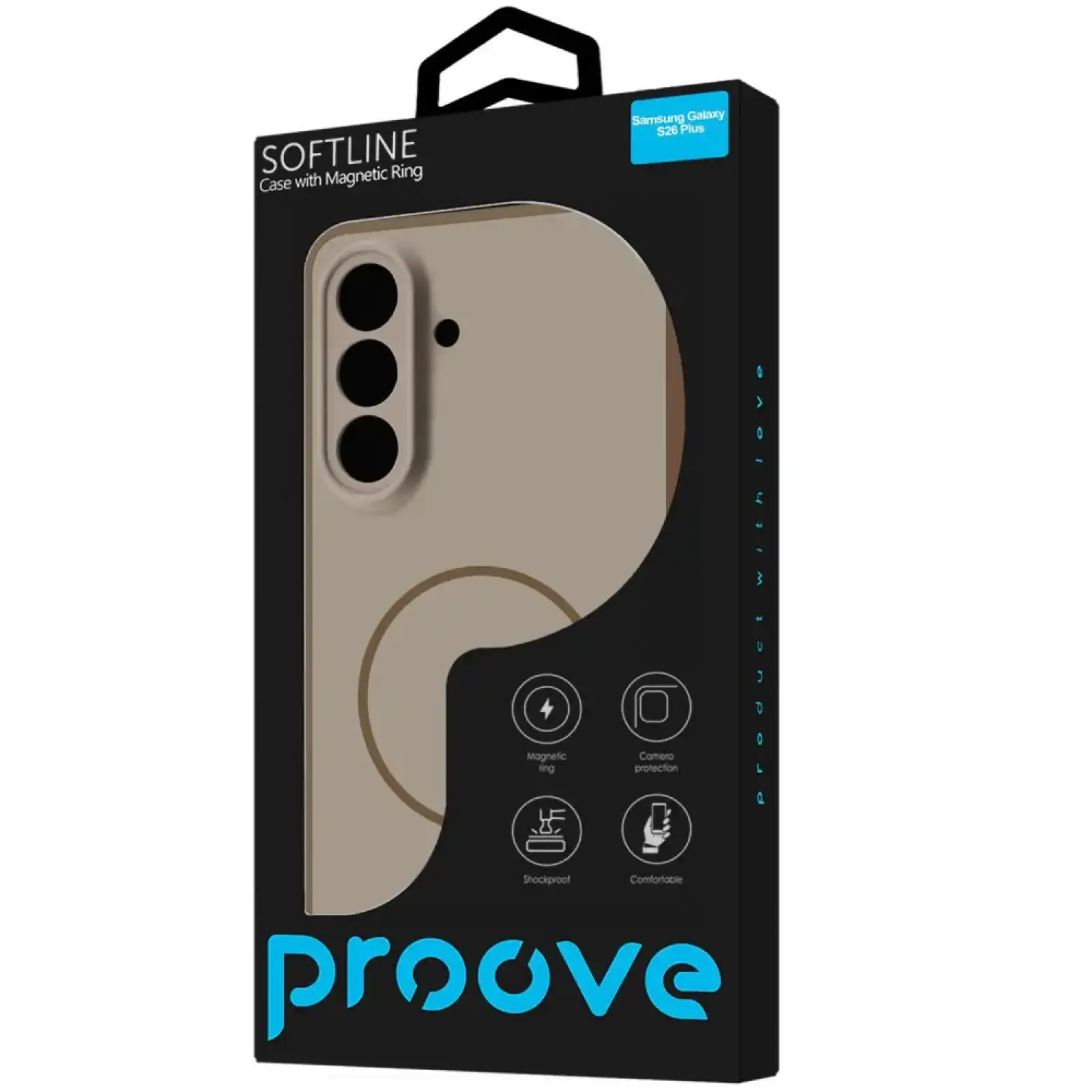 Чохол Proove Softline Case with Magnetic Ring Samsung Galaxy S26 Plus silver