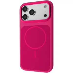 Чехол WAVE Color Circle с магнитным кольцом iPhone 17 Pro Max, iPhone 18 Pro Max bright Pink