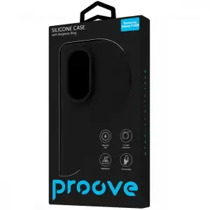 Чохол Proove Silicone Case with Magnetic Ring Samsung Galaxy Fold 8 Black
