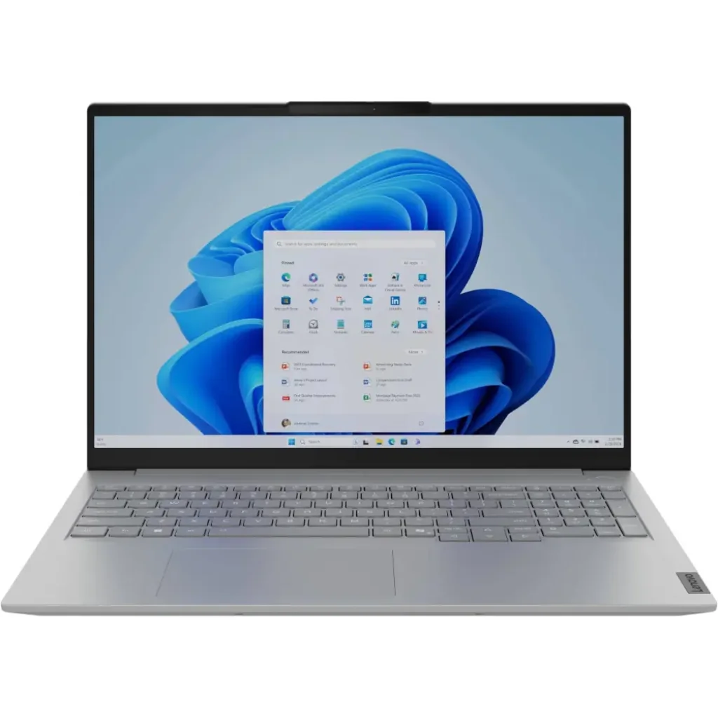 Ноутбук Lenovo 16FM/Core5-210H/16/512/Intel HD/W11P/F/BL/ Arctic grey ThinkBook 16 G8 IRL (21SH0083RA) UA