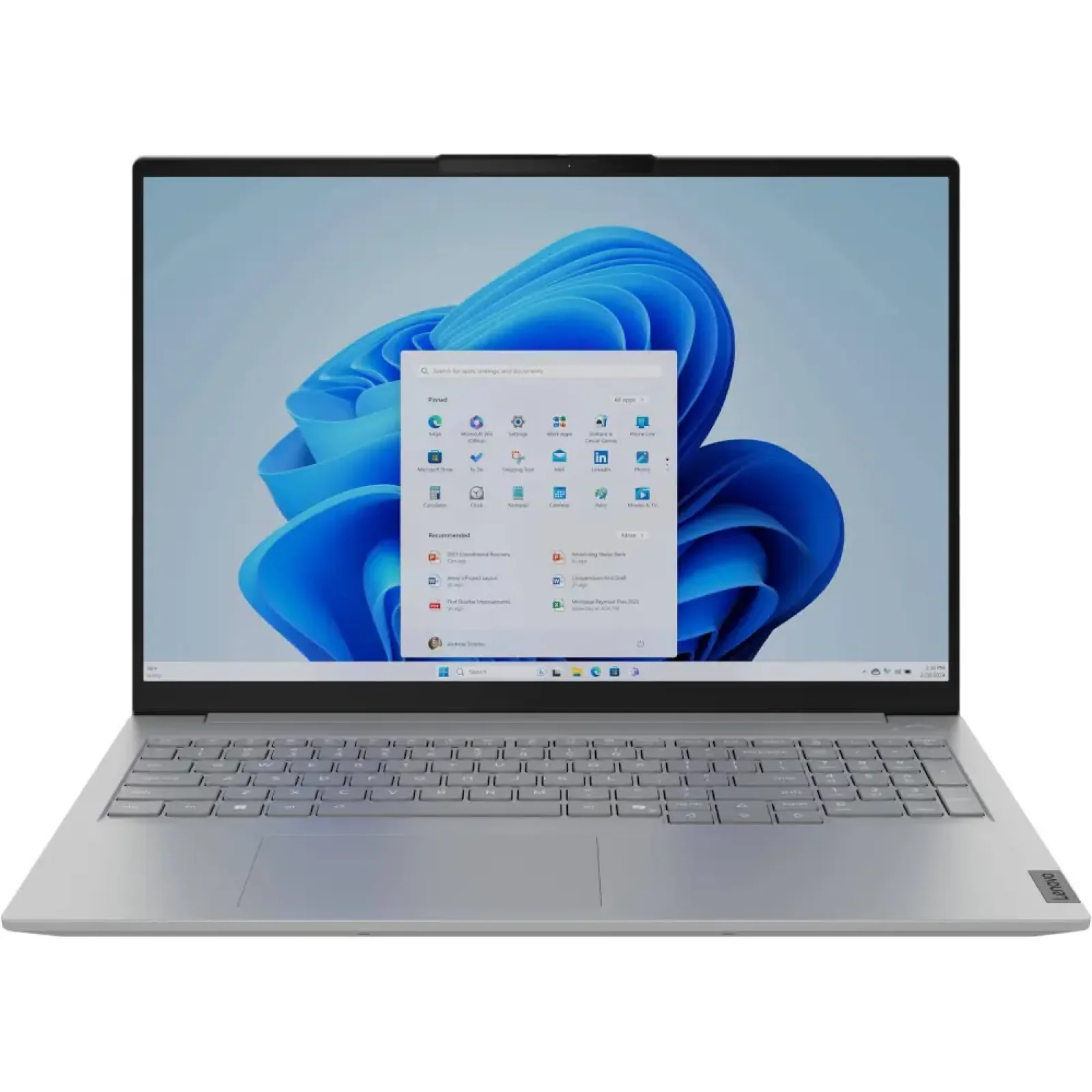 Ноутбук Lenovo 16FM/Core5-210H/16/512/Intel HD/W11P/F/BL/ Arctic grey ThinkBook 16 G8 IRL (21SH0083RA) UA