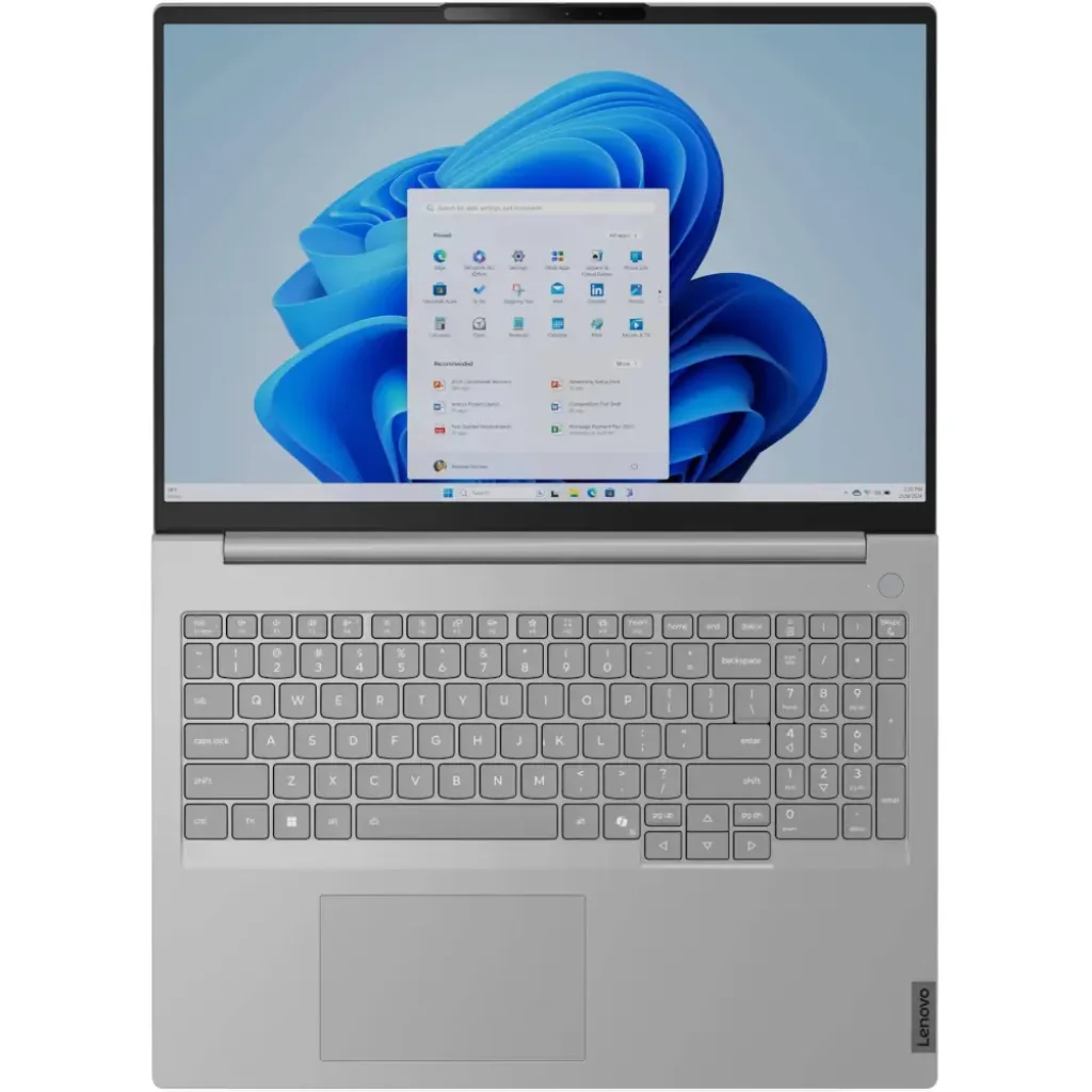 Ноутбук Lenovo 16FM/Core5-210H/16/512/Intel HD/W11P/F/BL/ Arctic grey ThinkBook 16 G8 IRL (21SH0083RA) UA