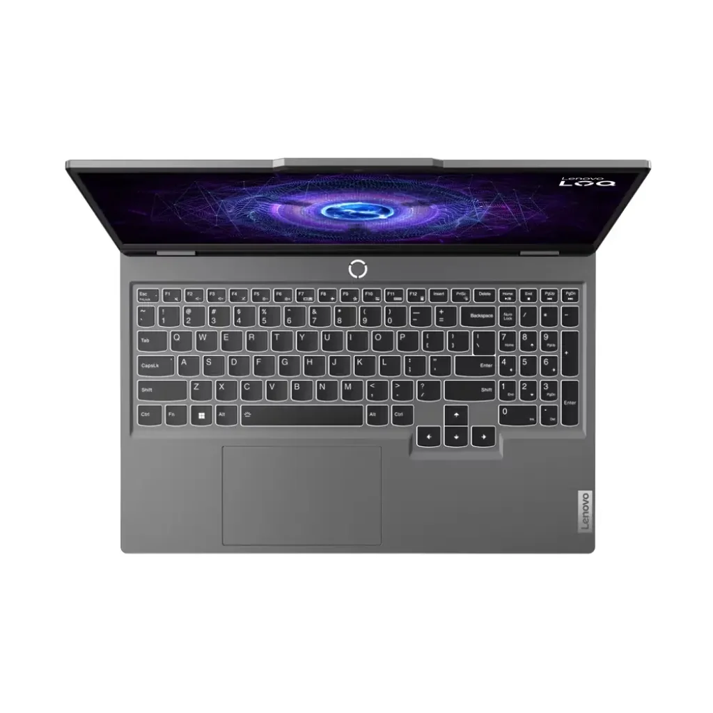 Ноутбук Lenovo 15.6FM/i5-12450HX/16/512/RTX 3050 6GB /DOS/BL/Luna grey LOQ 15IAX9 (83GS00BERA) UA