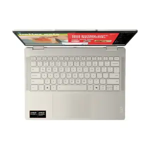 Ноутбук Lenovo 14F_OLED/R5 AI 340/16/512/Intel HD /DOS/BL/Seashell Yoga 7 2-in-1 14AKP10 (83JR0069RA) UA