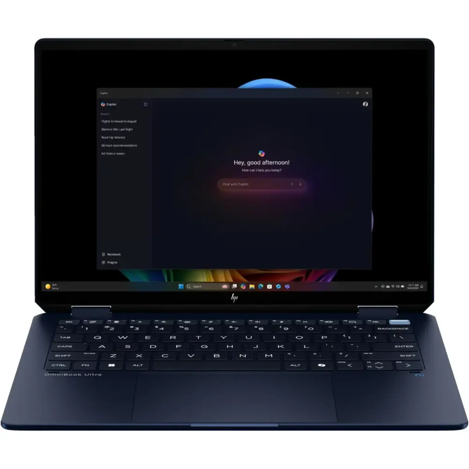 Ноутбук HP 14T_2.8K_OLED/U7-256V/16/1TB SSD/Intel Arc /W11/Athmospheric Blue OmniBook Ultra Flip14-fh0004ua (B9PD4EA) UA
