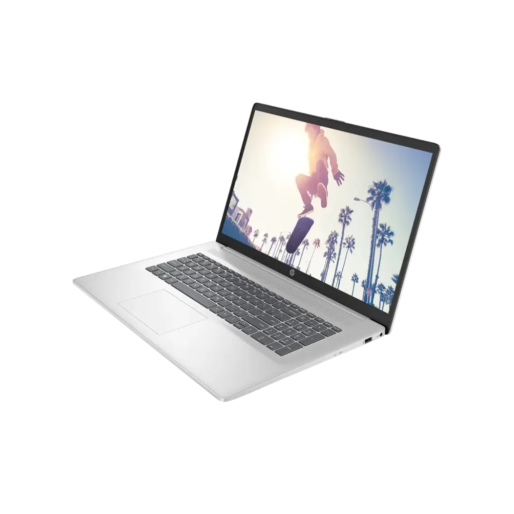 Ноутбук HP 17.3FMI/ C5-120U /16/1TB SSD/Intel Graphic s /DOS/Natural Silver Laptop 17-cn4029ua (B9PL9EA) UA