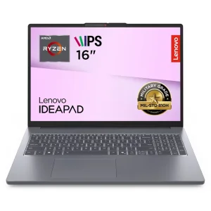 Ноутбук Lenovo 16FM/R7 7735HS/16/512/UMA/DOS/BL/Luna grey IdeaPad Slim 3 16ARP10 (83K80058RA) UA