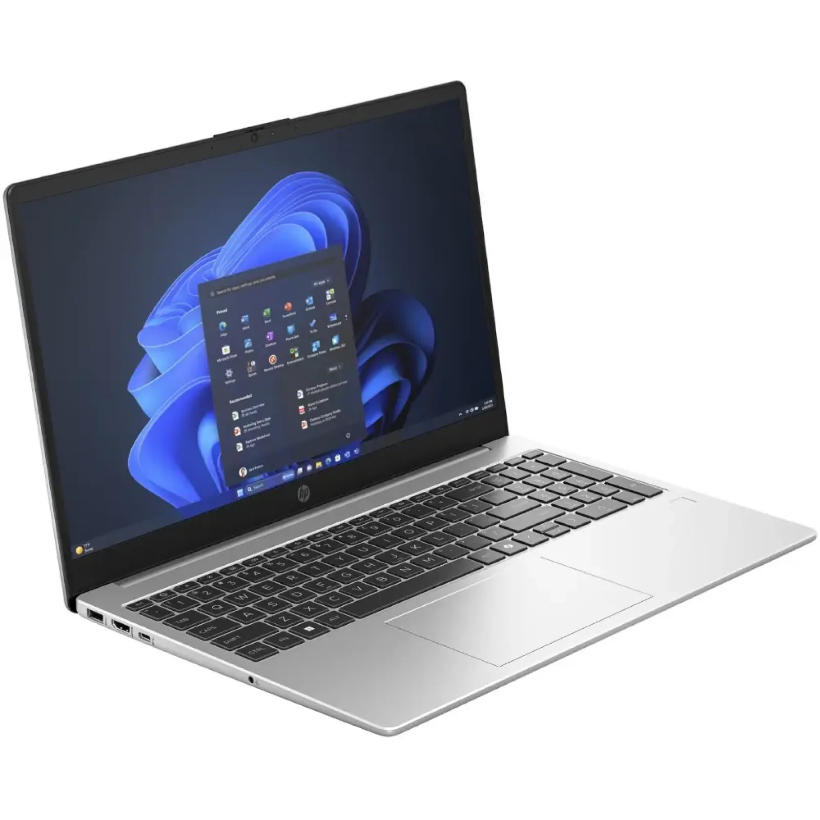 Ноутбук HP 250R G10 15FI/Core5 120U/16G DDR4/512/int/WC/DOS/ BL/Silver (B3AF9AT) UA