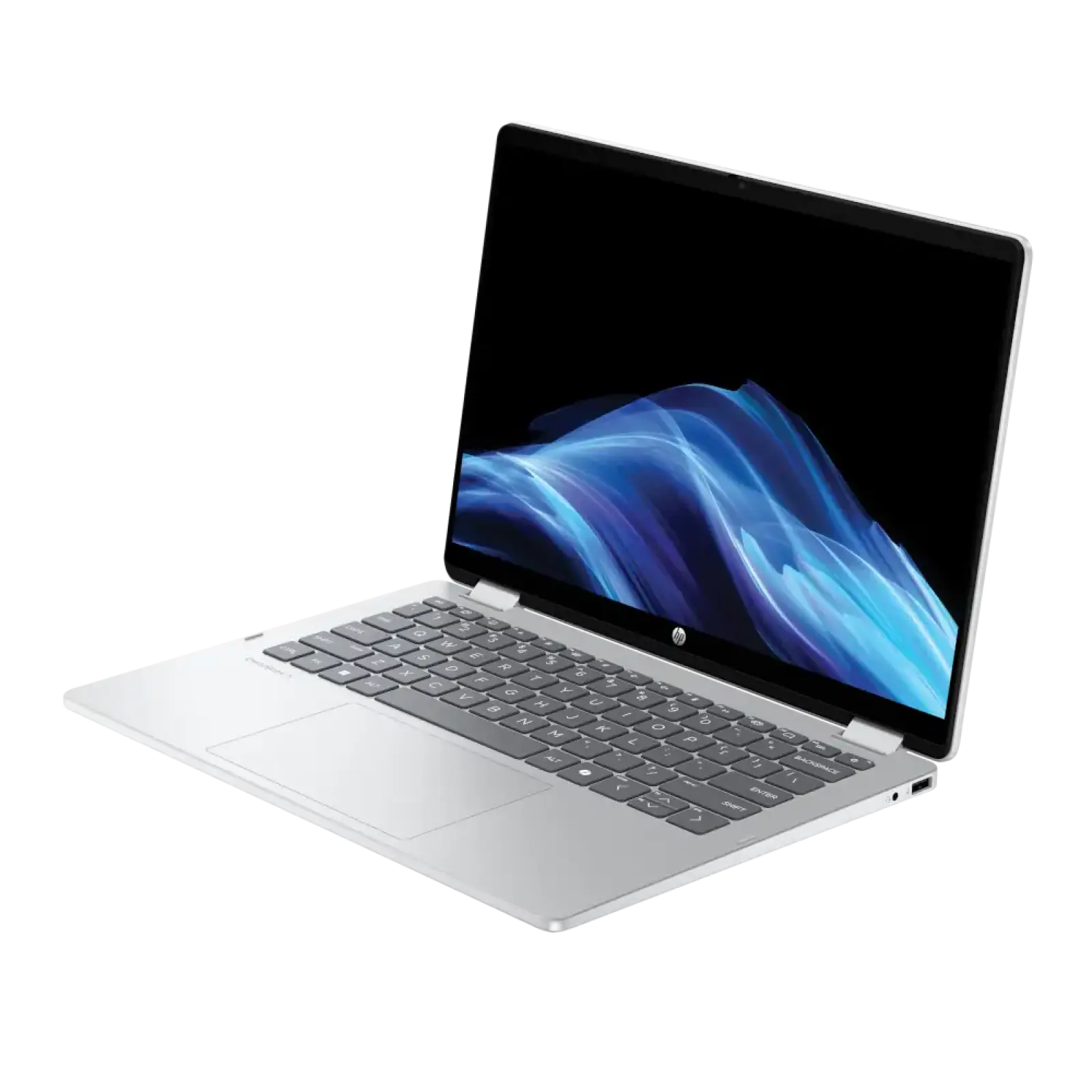 Ноутбук HP OmniBook 5 Flip 14-fp0034ua 14T_2KI/C5-120U/16/1TB/Intel Graphics/Touc h/DOS/BL/Glacier Silver D16H6EA UA