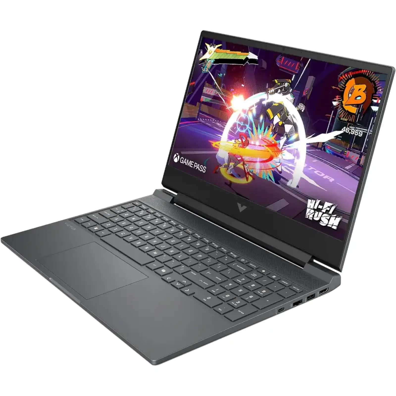 Ноутбук HP 15.6FI/C5-210H/8/512/RTX 3050 6GB/DOS/BL/M ica Silver D8ZC4EA UA